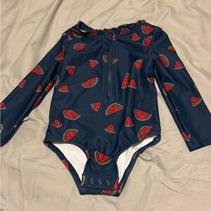 Carter's Navy Watermelon Print Kids Rashguard